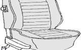 kit tappezzerie sedili (ant+ post) 74-76 TMI grigio chiaro off-white #05 basketweave senza poggiatesta