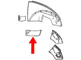particolare interno parafango anteriore destro 1200-1300