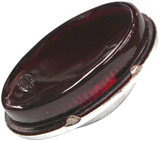 plastica fanale posteriore con catarifrangente rosso 8/55-7/61 (senza marchio CE)