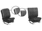 kit tappezzerie sedili (ant+ post) 58-64 TMI off-white grigio chiaro #15 smooth leatherette senza appoggiatesta