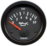 manometro pressione olio 0-10 bar diam. 52mm VDO