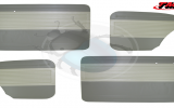 Set di 4 pannelli laterali bicolore Grey/Off white 56-64 tasca solo lato guida