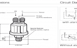 sonda pressione olio 0-10 bar VDO