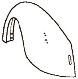 parafango posteriore sinistro 1200 -8/67